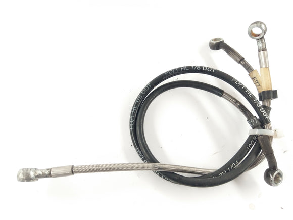 Триумф Скорость Тройная T509 [1997] - тормозная линия на передней стальной гибкой