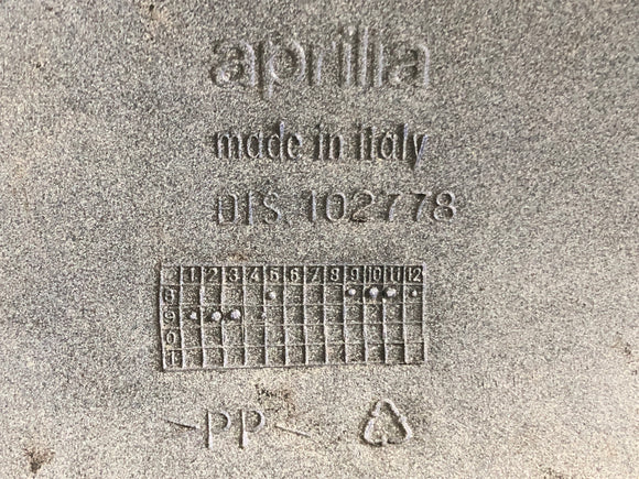 Aprilia Rs 125 MPB [2000] - Bekleding met achterste bekleding