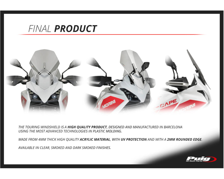 MOTO MORINI X-CAPE 700 [2024] – Touring Screen – Tinted