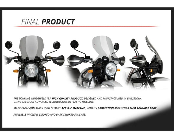 ROYAL ENFIELD HIMALAYAN 410 [2023] – Touring Screen – läpinäkyvä