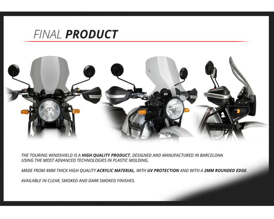 ROYAL ENFIELD HIMALAYAN 410 [2023] – Zaslon za obilazak – Proziran