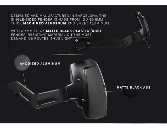 BMW F 750 GS [2024] – Yksikääntövarrellinen lokasuoja – Matt Black