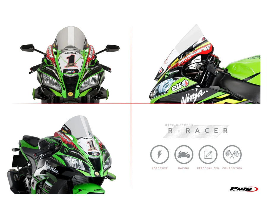 KAWASAKI ZX-10RR NINJA PERFORMANCE [2018] – R-Racer Scheibe – Stark getönt