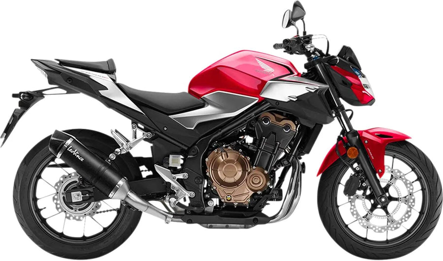 honda cb 500 [LEOVINCE] – Silencieux arrière carbone LV One Evo