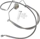 Harley Davidson Flhr [DRAG SPECIALTIES] – Edelstahl-Bremsleitungs-Kit, verlängert