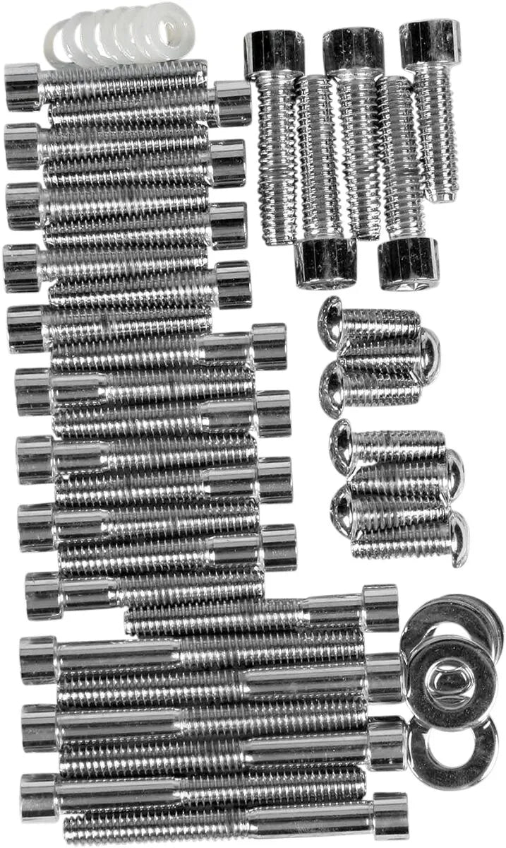 harley-davidson low rider s [DRAG SPECIALTIES] – Satz Schrauben für Nockenwellen-/Primär-/Getriebeabdeckung