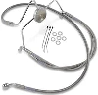 Harley Davidson Flhr [DRAG SPECIALTIES] – Edelstahl-Bremsleitungs-Kit, verlängert