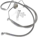 Harley Davidson Flhri [DRAG SPECIALTIES] – Edelstahl-Bremsleitungs-Kit, verlängert