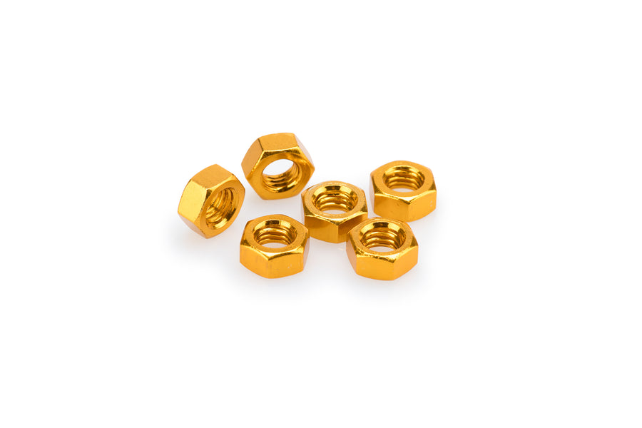 KTM RC 390 [2025] – Nakrętki wykonane z aluminium anodowanego – kolor srebrny