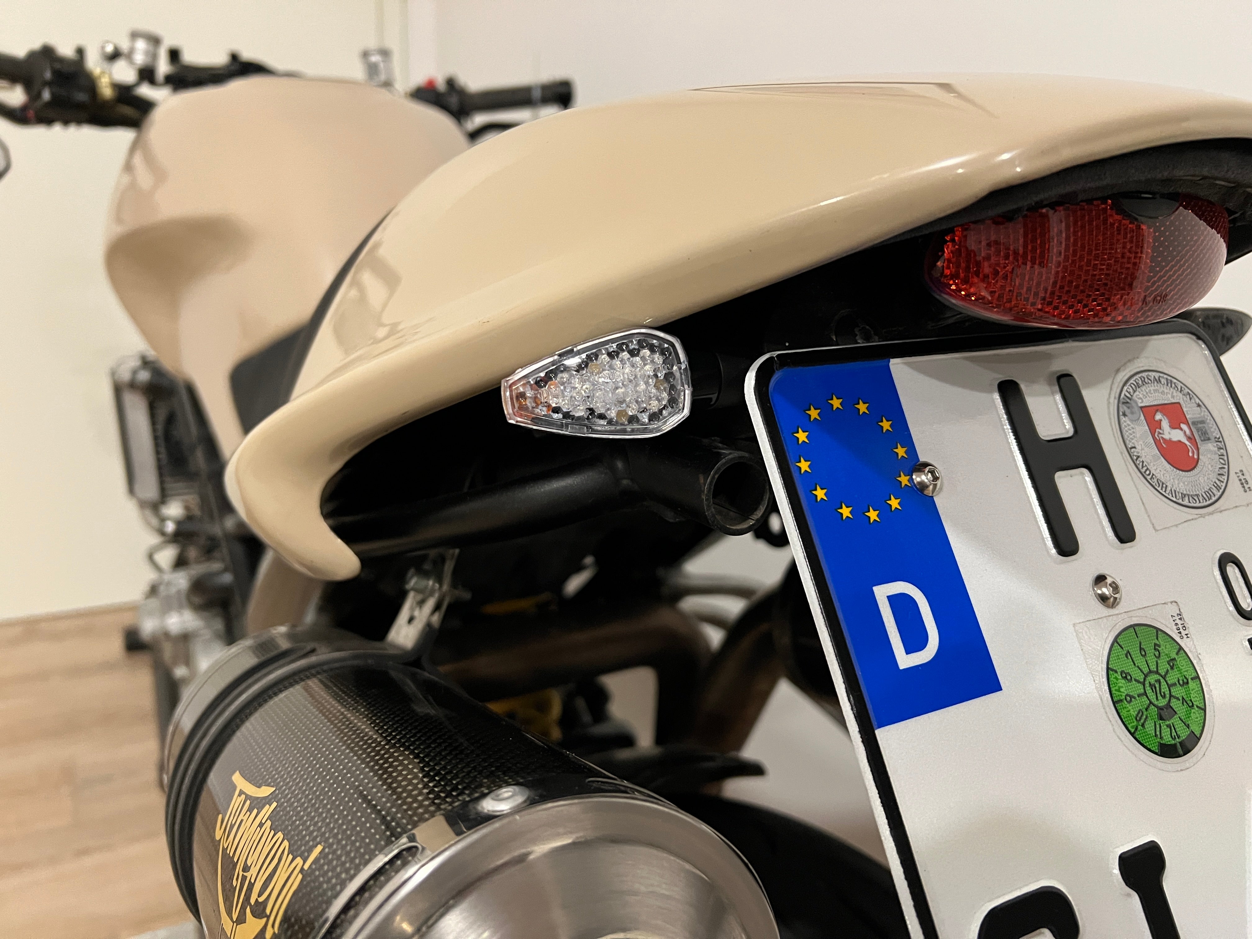 4 LED Blinker Klar Widerstände [E-Prüfzeichen] - Aprilia RS Tuono 125 660 1000 1100