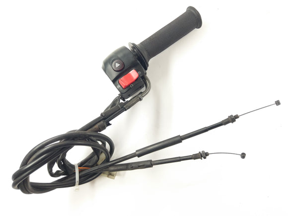 Moto Guzzi Norge 1200 [2008] - Treno a gas con i raccordi per manubrio con treno Bowden a destra