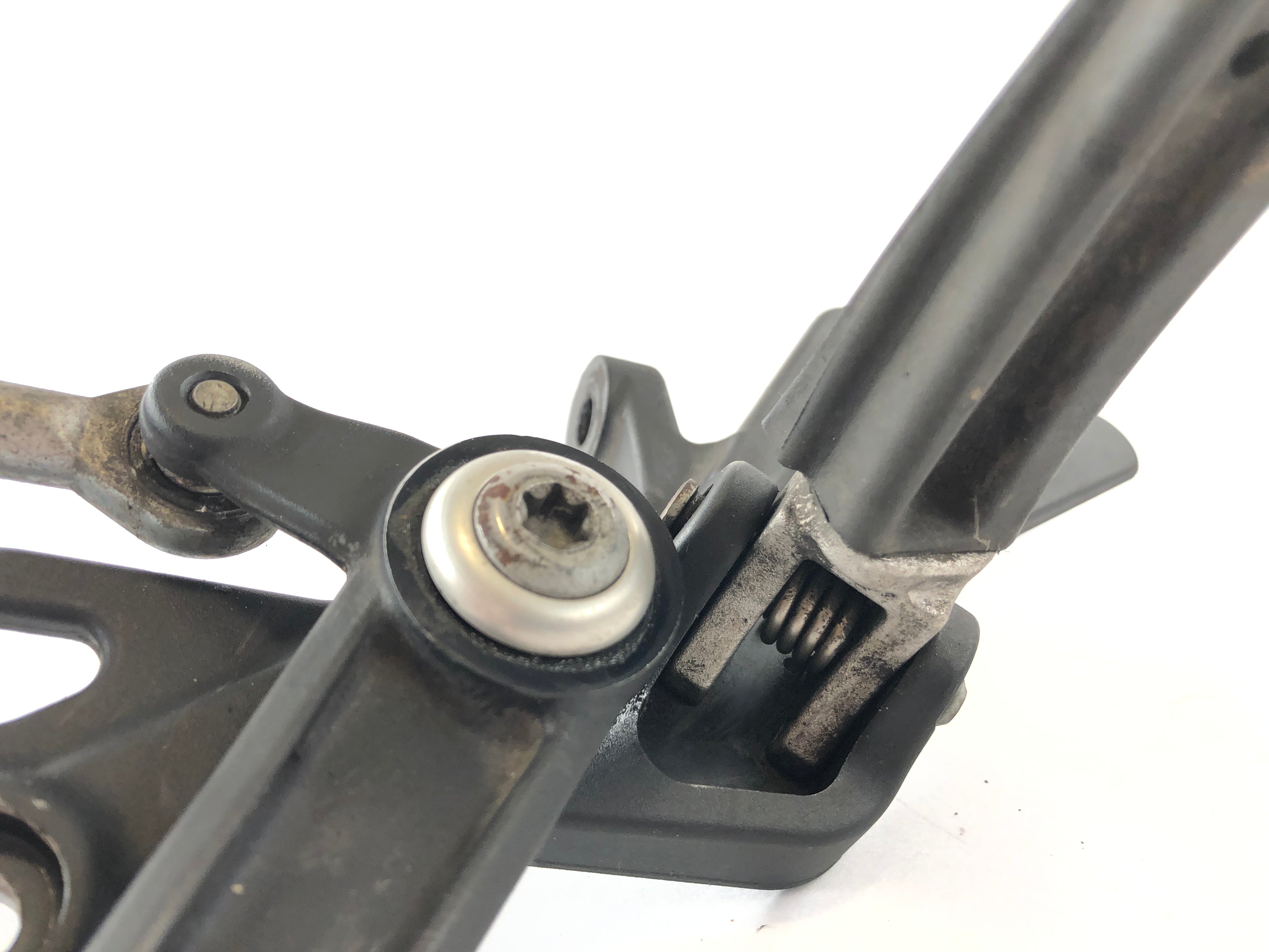 KTM Duke 690 A3 [2012] - Driver footrest left with holder and gear lever