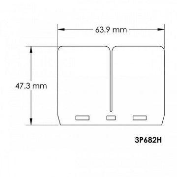 Husqvarna Te 125 [V-FORCE] - NÁHRADNÍ DESKA PRO BLOK Membrány V-FORCE3