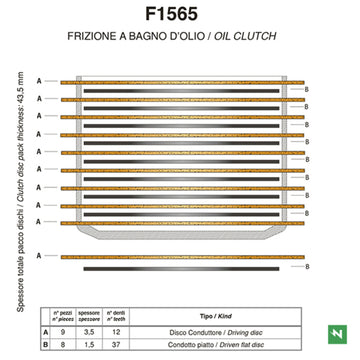 Ducati S 800 [NEWFREN] - Standard Stahl- und Reibscheiben Kupplungs-Kit - 0