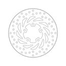 Aprilia St 125 [BREMBO] - Kulatý pevný brzdový kotouč řady Oro-2