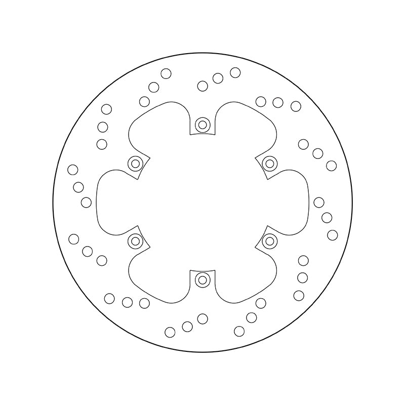 Bmw F 650 Gs Tw [BREMBO] - Sarjan Oro pyöreä jäykkä jarrulevy