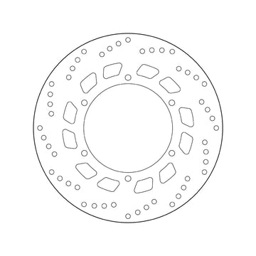 Yamaha Xvs 1100 Drag Star [BREMBO] - Serie Oro rund starr Bremsscheibe
