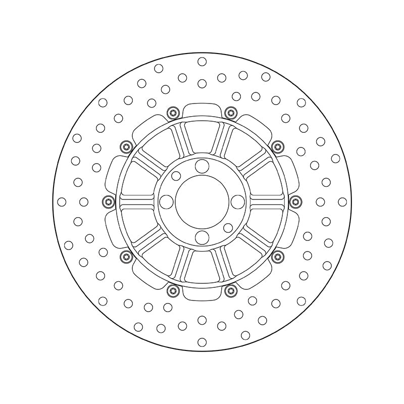 Bmw K 1100 [BREMBO] - Disco de freno rígido redondo Serie Oro