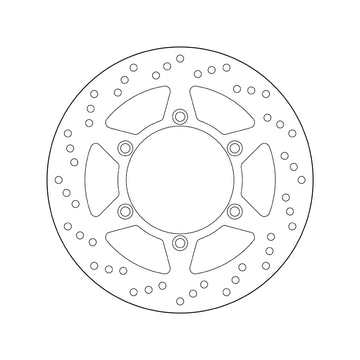 Suzuki Dr 750 [BREMBO] - Disco de freio rígido redondo Série Oro