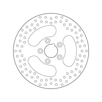 Harley Davidson Flstc [BREMBO] - Sarjan Oro pyöreä jäykkä jarrulevy - 0
