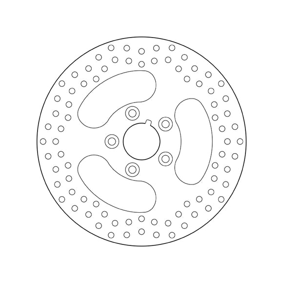 Harley Davidson Fxlr [BREMBO] - Sarjan Oro pyöreä jäykkä jarrulevy