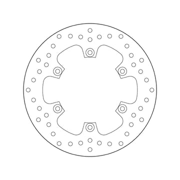 Yamaha Bt 1100 [BREMBO] - Serie Oro rund starr Bremsscheibe