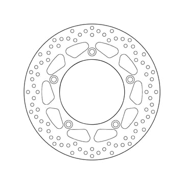 Yamaha T-Max 560 Tech Max [BREMBO] - Serie Oro rund starr Bremsscheibe