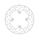 Ducati Hypermotard 950 [BREMBO] - Serie Oro rund starr Bremsscheibe-2