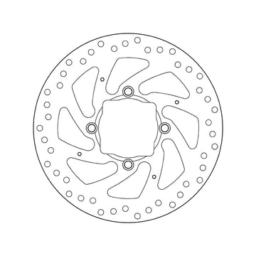 Ducati Diavel 1200 [BREMBO] - Kulatý pevný brzdový kotouč řady Oro - 0