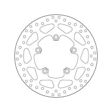 Triumph Tiger Explorer 1200 [BREMBO] - Serie Oro rund starr Bremsscheibe