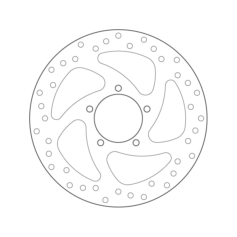 Ducati Desert X 937 [BREMBO] - Disco freno rigido tondo Serie Oro