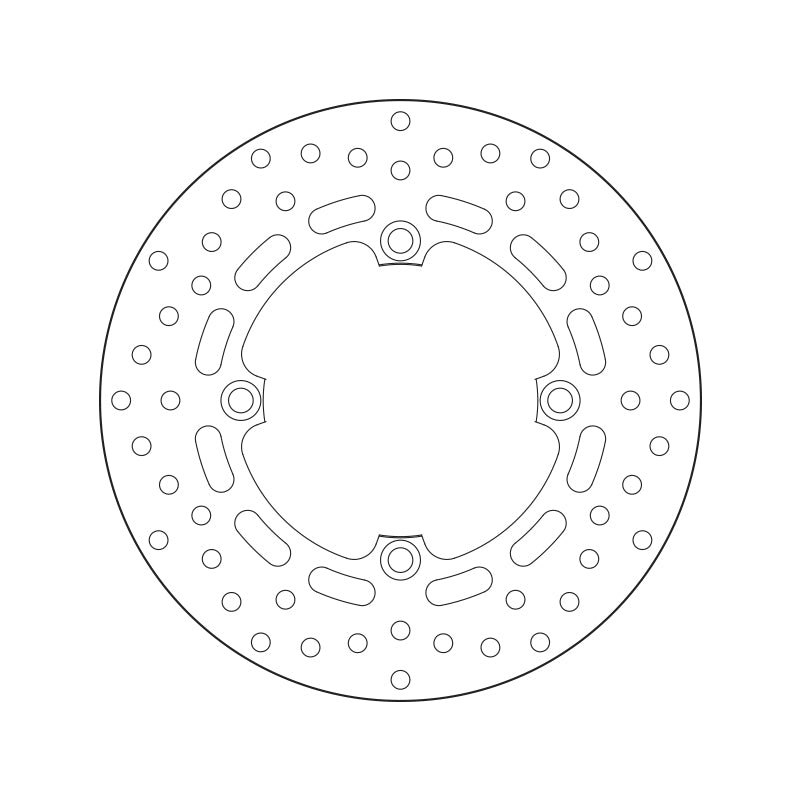 Honda Crf 1000 L At Adv Sp [BREMBO] - Disque de frein rigide rond série Oro
