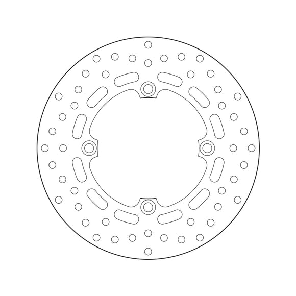 Honda Crf 1000 L At Adv Sp [BREMBO] - Serie Oro rund starr Bremsscheibe