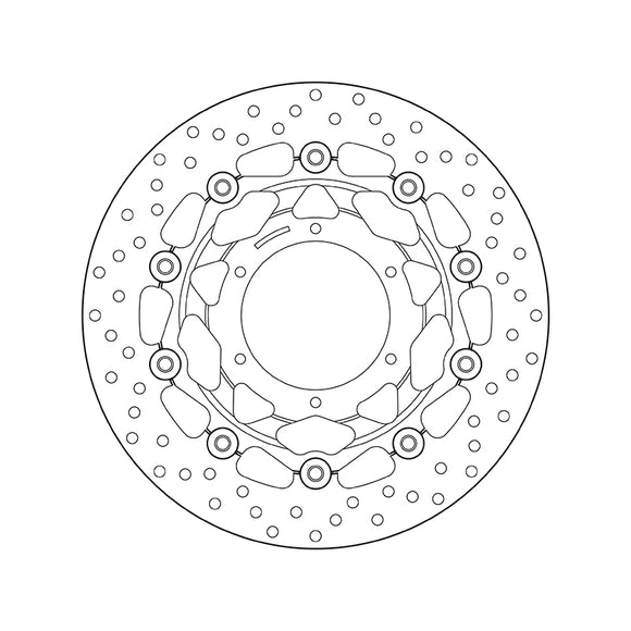 Honda Cb 900 [BREMBO] - Serie Oro rund schwimmend Bremsscheibe