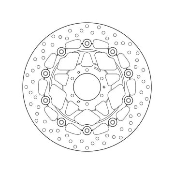 Honda Ctx 1300 [BREMBO] - Okrągła pływająca tarcza hamulcowa serii Oro - 0