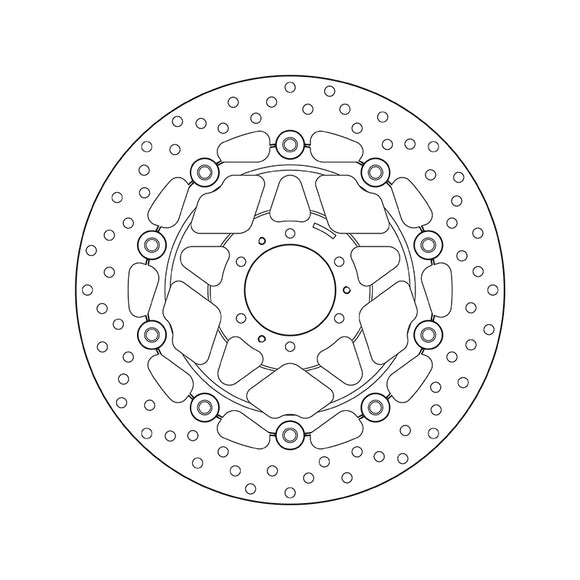 Honda Ctx 1300 [BREMBO] - Okrągła pływająca tarcza hamulcowa serii Oro