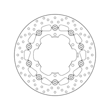 Yamaha Xt 660 [BREMBO] - Serie Oro rund schwimmend Bremsscheibe