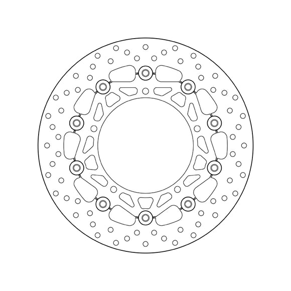 Yamaha Mt 07 [BREMBO] - Serie Oro rund schwimmend Bremsscheibe
