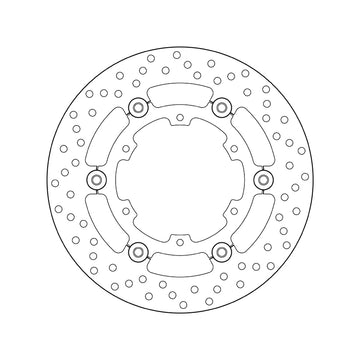 Ktm 1290 Super Adventure S [BREMBO] — круглый плавающий тормозной диск серии Oro