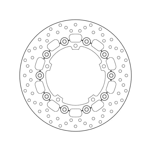 Yamaha Tenere 700 Explore Edition [BREMBO] - Disco de freio redondo flutuante Série Oro