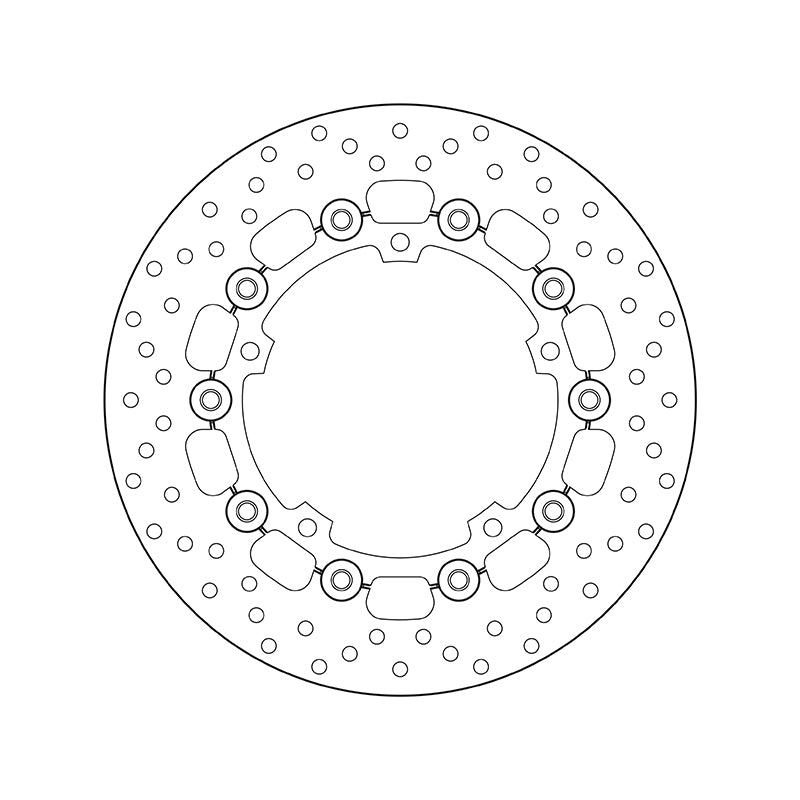 雅马哈 Xsr 700 [BREMBO] - Oro 系列圆形浮动制动盘