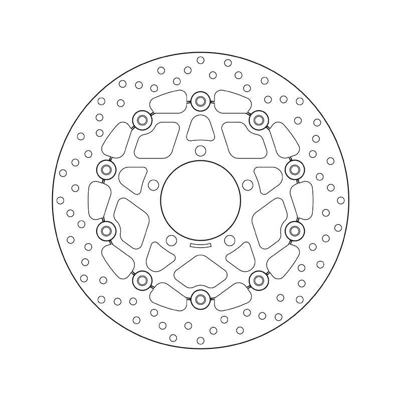 Kawasaki Kle 650 [BREMBO] - Serie Oro rund schwimmend Bremsscheibe