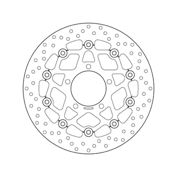 Kawasaki Kle 650 [BREMBO] - Series Oro rund flytende bremseskive
