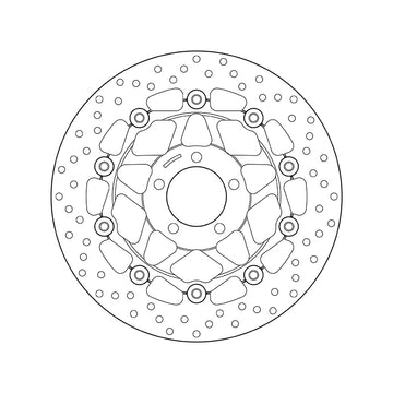 Kawasaki Zr 7 750 [BREMBO] - Oro sorozatú kerek lebegő féktárcsa