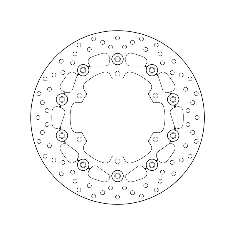 Yamaha Xt 660 [BREMBO] - Okrągła pływająca tarcza hamulcowa serii Oro
