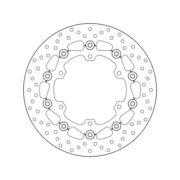 Yamaha Xt 660 [BREMBO] - Serie Oro rund schwimmend Bremsscheibe