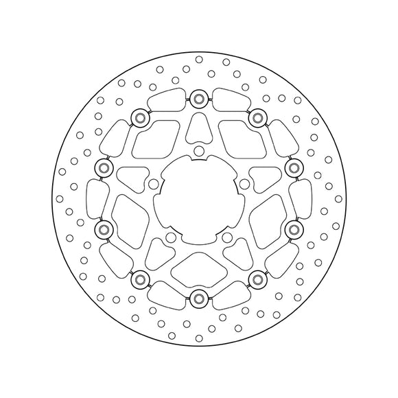 Triumph Street Triple 765 [BREMBO] - Serie Oro rund schwimmend Bremsscheibe