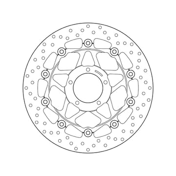 Ducati 749 [BREMBO] - シリーズ Oro ラウンド フローティング ブレーキ ディスク - 0