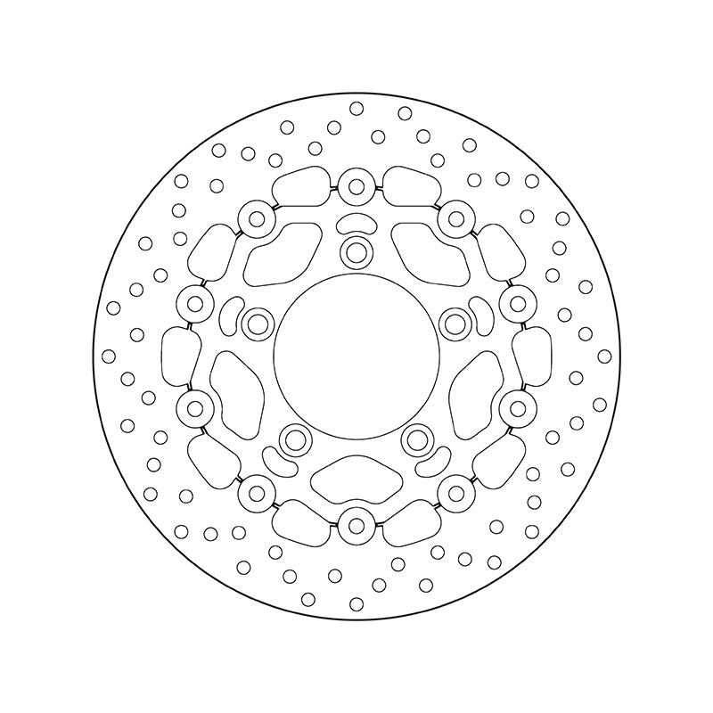 Kymco Ak 550 [BREMBO] - Serie Oro rund schwimmend Bremsscheibe