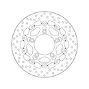 Kymco Ak 550 [BREMBO] - Disque de frein flottant rond série Oro